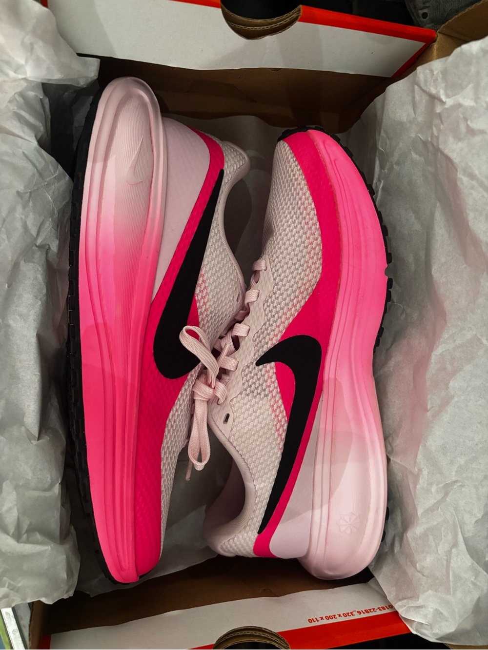 Nike Women's revolution 8 Pink Ombre Running Shoes